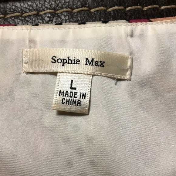 Floral Sleeveless Dress with Polka Dots Size L - Picture 6 of 8